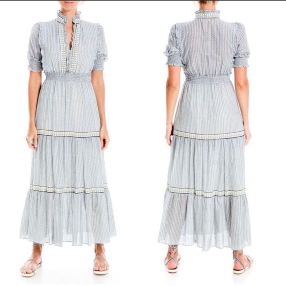 NWT Max Studio tiered maxi dress